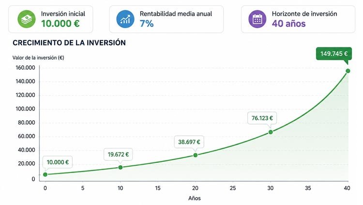 En el interés compuesto el tiempo es lo más importante